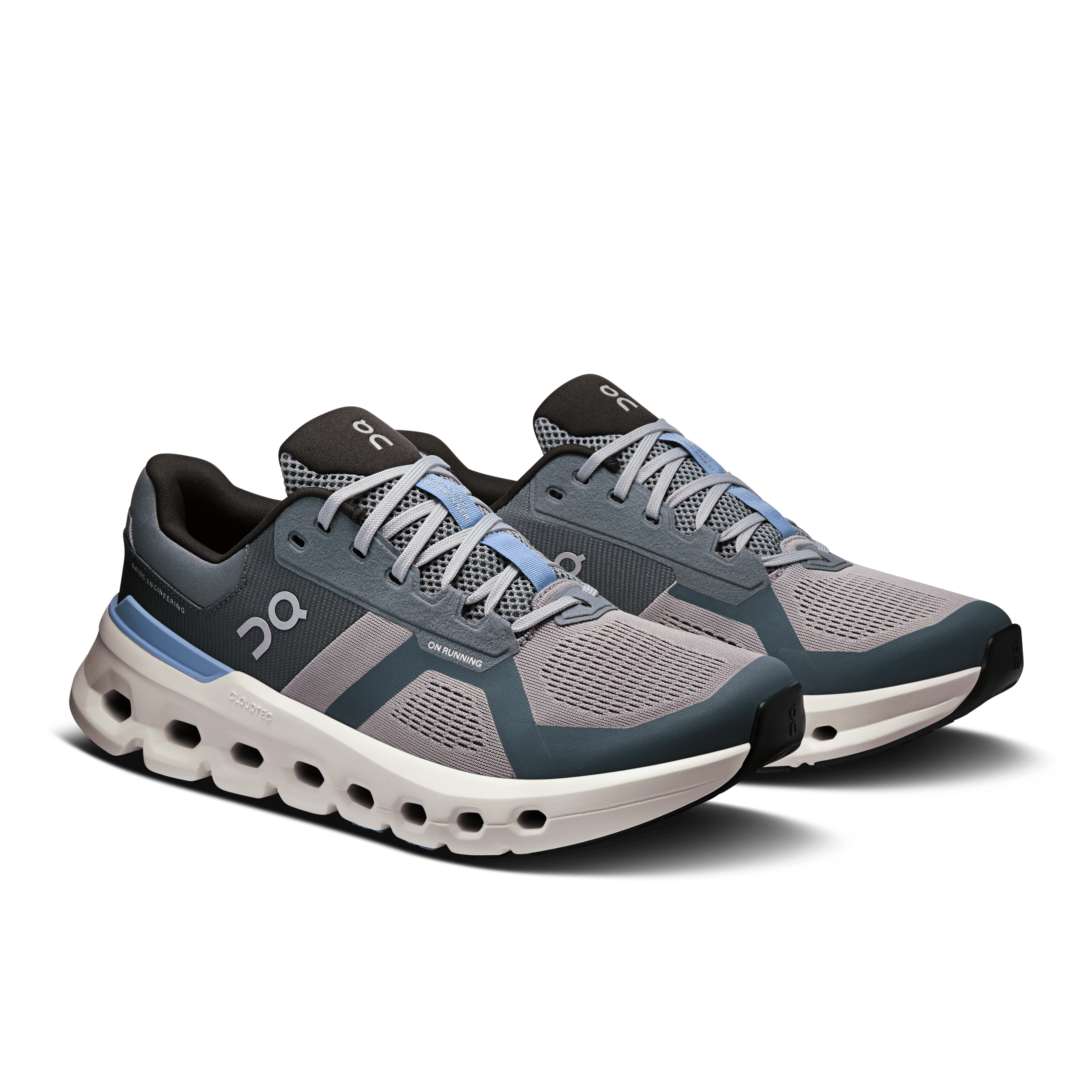 On Men's Cloud Runner 2 Alloy Chambray